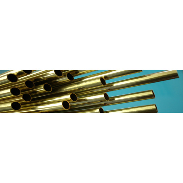 Albion Alloys Brass tube 3mm x 0,45mm wall thickness x 305mm long